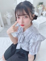 リルミー(Lilme) 可愛い流し前髪×お団子ツインアレンジ *Lilme ひめの*