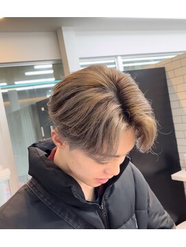 オムデュー(HOMME DEUX) 【SHIN】ミルクティーバレイヤージュ