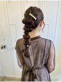 結婚式お呼ばれヘアセット
