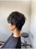MEN'SHAIRアッシュブラックベリーショートダークアッシュ