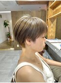 【マッシュショート】20代30代40代◎髪質改善カラー