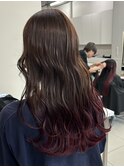 【ALIVE 夕貴】ピンクレッドグラデーションカラー