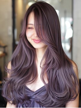 アルトリスト(Altruist Aging×HAIR&SPA) ★ダークアッシュ大人ガーリーボブ着物ミディアムレイヤーカット