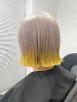 ミーム 原宿 表参道(meme)&nbsp;ダブルカラーハイトーンカラーケアブリーチインナーカラー#原宿