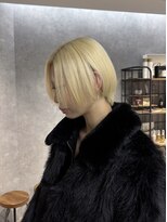 エル ヘアサロン なんば店(eL) 初ブリーチ2回でブロンドヘアー@SYURI
