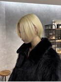 初ブリーチ2回でブロンドヘアー@SYURI