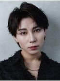 【ARIETTA二瓶】20代アップバング×フェザーパーマ×シースルー