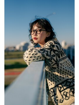 ボンド 三軒茶屋(Bond) レディースパーマ×ミディアムウルフ◎三軒茶屋 RYUKI パーマ