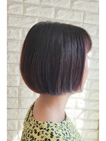 松本平太郎美容室 国立店&nbsp;30代40代50代60代×ミニボブ×ヘアマニキュア