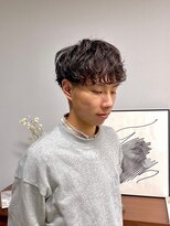 ヘアー アイス 御器所本店(HAIR ICI)&nbsp;メンズシャドウパーマ　マッシュ　夏パーマ　プードルパーマ