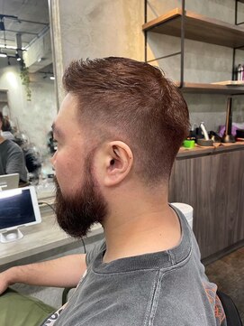 アポロ 横浜駅店(apollo) MEN’S HAIR/サーフカール/刈り上げセンターパート/ブリーチ