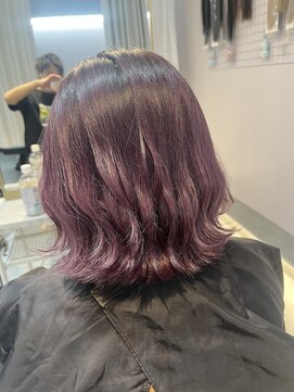 ウェーブ(WAVE) チャコールグレー/切りっぱなしボブ