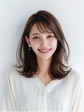 e.m.a プレミアムビューティーサロン 栄駅店(e.m.a PREMIUM BEAUTY SALON) レイヤーカット/イメチェン/外ハネボブ/美髪/ワイドバング/髪型