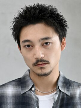 フィフス 神南(fifth) 渋谷メンズスパイキーショート緩めピンツイストスパイラルパーマ