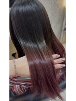 キャパ 秦野(CAPA)&nbsp;グラデーションカラー/ワインレッド