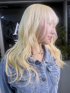 イエナ 渋谷(IENA) ミルクグレージュレイヤーボブ顔まわりカットダブルカラー