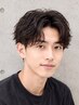 【できる男の身だしなみ、これで完成】カット+オーダーメイドパーマ+眉剃り
