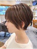 耳掛けひし形ショート