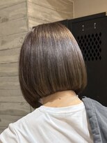 ヲタク 渋谷 代官山 恵比寿(wotaku.) ミントカラー透明感カラータイトボブオリーブベージュグレージュ
