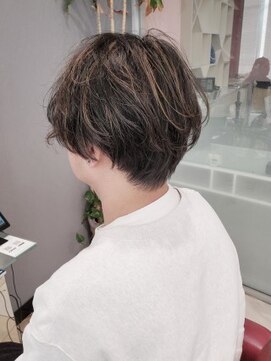 グランシュ 青葉台店(GranCieux) メンズボブ×細ハイライト☆