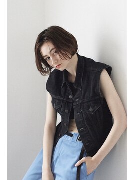 ピズム(PISM) リラックスフェミニン外ハネイメチェンボブ/フォギーベージュ