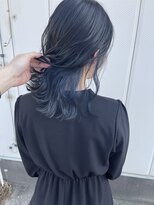 美容室 サワコ 国府店(SAWAKO) インナーネイビーブルー