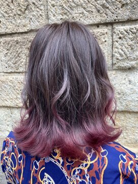 ヘアースペース ミツオ(hair space MITSUO) すそカラー