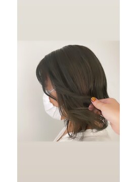 シャンプーボーイアネックス(SHAMPOO BOY Annex) 暗髪オリーブカーキ