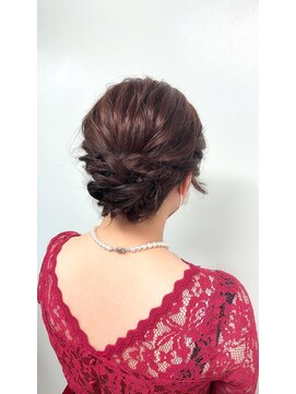 バブルス 所沢店(BUBBLES) 結婚式二次会に☆シニヨンアレンジ