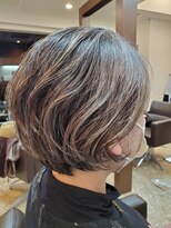 ヘアメイク クリア 本店(hair+make CLEAR) ショートボブ　30代40代50代
