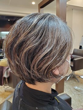 ヘアメイク クリア 本店(hair+make CLEAR) ショートボブ 30代40代50代