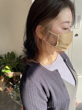 ヘアーテラス エム(hair terrace M) 【白髪ぼかし】ボブ【インナーカラー】