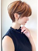 ショートボブ髪型30代40代50代前髪あり前髪なし面長丸顔【倉田】
