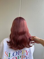 ガリカ シーム(Gallica/SEAM)&nbsp;【桑原雪音】艶髪ピンクベージュ/ブリーチカラー/暖色系カラー