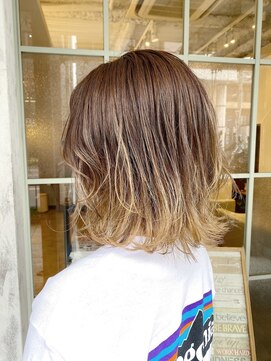 シード 成増 下赤塚店(ced.) 【ced.】バレイヤージュ　ミルクティー