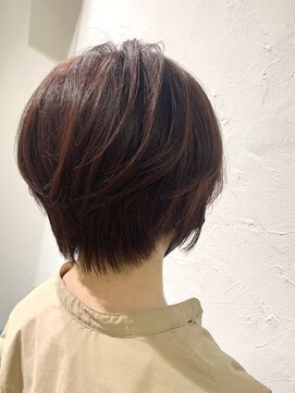 美容室 スタジアム(Stadium) 髪質改善 イルミナカラー ショートボブ