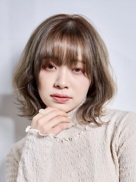 ネオリーブアオバ 高田馬場店(Neolive aoba) クリーミーカラー♪ケアブリーチで作るアッシュベージュ