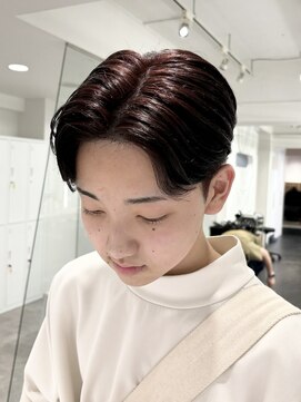 ルースト 八王子店(ROOST) ワインレッド ブリーチなしカラー