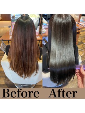 サラビューティーサイト 志免店(SARA Beauty Sight) 【あんstyle】噂の髪質改善&ダークカラー!