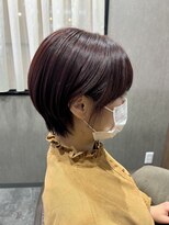 テラスヘア 長岡(TERRACEhair)&nbsp;レッドカラーで艶感たっぷりに