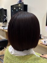 アルター(aL ter)&nbsp;【まとまるボブ×レッドカラー】ワンレン/鎌取