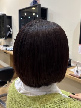 アルター(aL ter) 【まとまるボブ×レッドカラー】ワンレン/鎌取