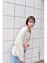 ウィローズ(WILLOW'S)&nbsp;大人かわいい耳かけ丸みショートボブ20代30代40代髪型