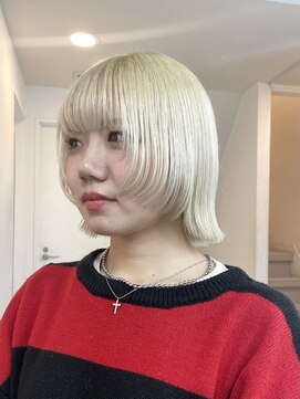 ミーム 原宿 表参道(meme) ◎ブロンドヘアダブルカラーハイトーンカラーケアブリーチ#原宿