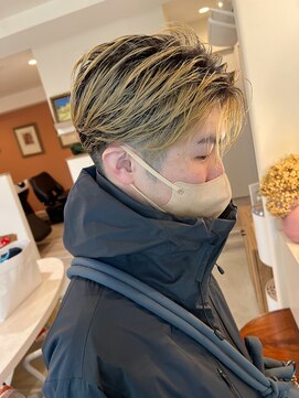 ホール(WHOLE) 【WHOLE】ハイトーンメンズショート