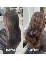 ガルボヘアー 桟橋店(garbo hair)&nbsp;ブラウンベージュハイライトハイトーン