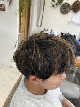 ベル(Belle) マッシュカット+ウィービングハイライト