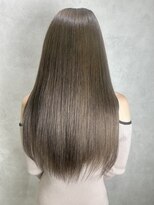 ルノン(LUNON) ホワイトグレージュミニウルフチェリーブラウンデジタルパーマ