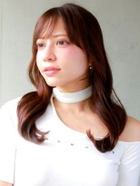 ガリカ 渋谷(Gallica)&nbsp;大人っぽくゆる巻きで作るくびれミディ×シースルーバング