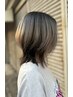 【ショート~ミディアム】ケアブリーチ+カラー+シャンプーブロー
